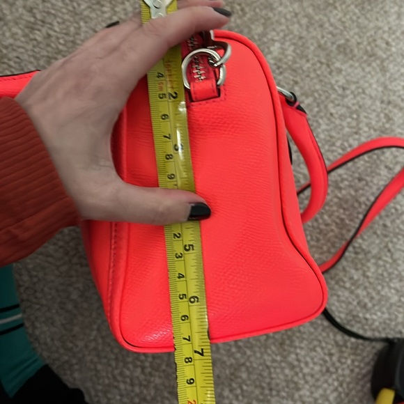 Coach Mini Bennett Neon Pink Satchel - Picture 13 of 13